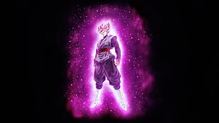 Super Saiyan Rose Goku Black character HD wallpaper