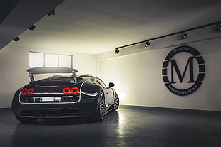black sports coupe, car, Bugatti, Super Car , Mansory HD wallpaper