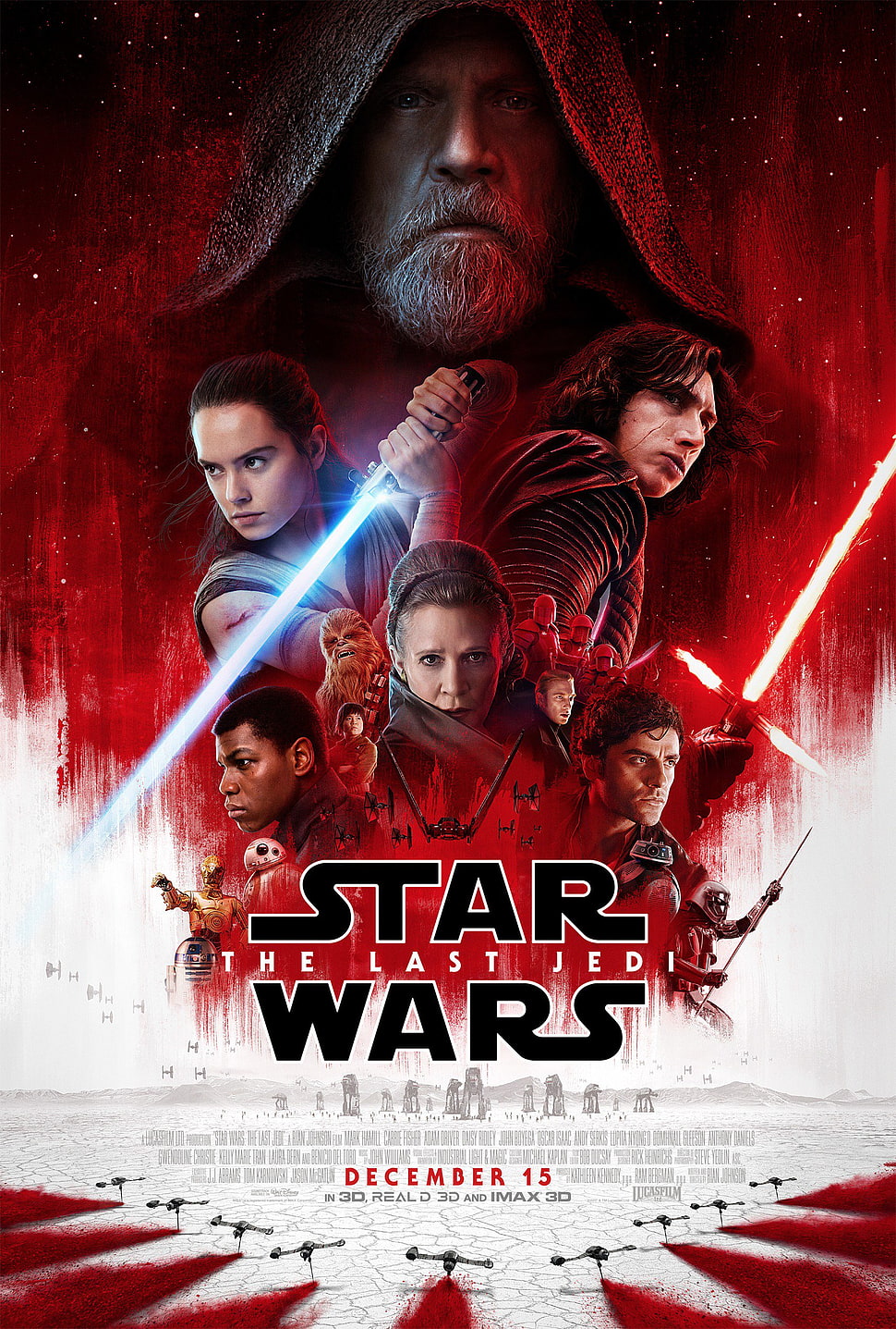 Star Wars the last jedi movie poster, Star Wars, movies, Star Wars: The Last Jedi, poster HD wallpaper