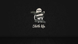 nap all day sleep all night party never sloth life HD wallpaper