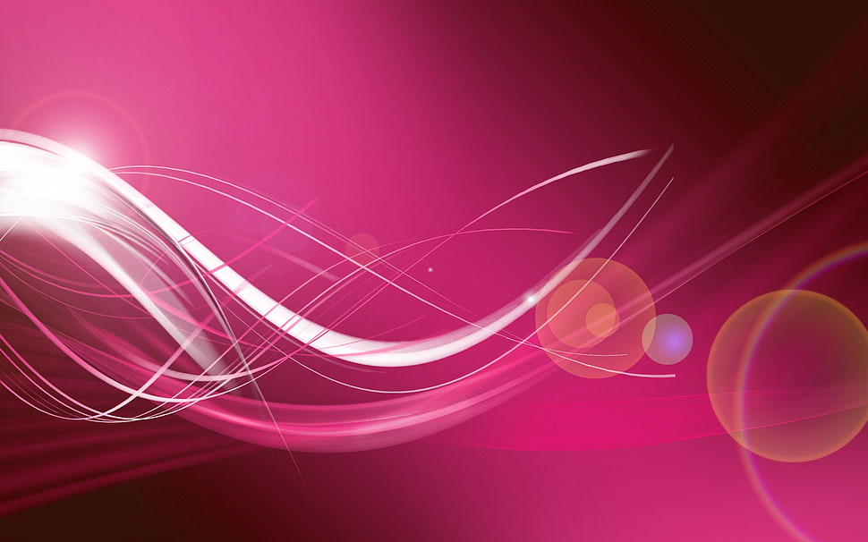 pink and white digital wallpaper HD wallpaper