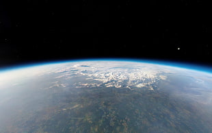 aerial photo of Earth, Earth