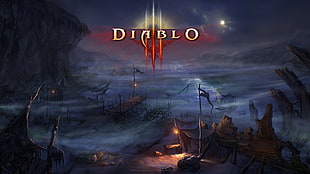 Diablo digital wallpaper, Blizzard Entertainment, Diablo, Diablo III