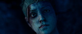 portrait photo of male, Hellblade: Senua's Sacrifice, Senua, video games, screen shot