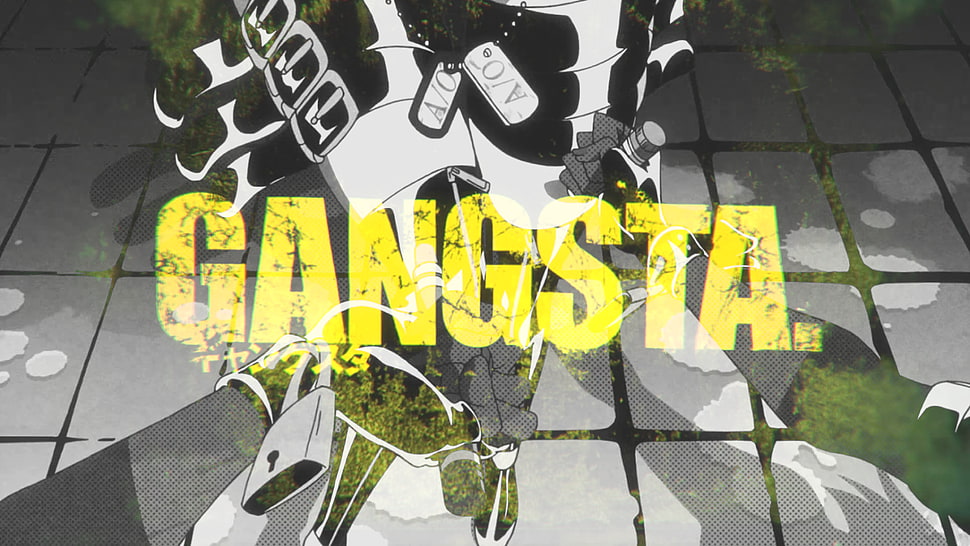 gangsta logo, Gangsta, anime HD wallpaper
