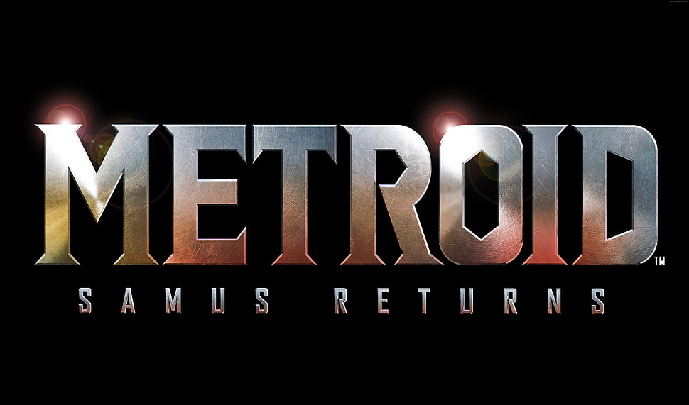 Metroid Samus Returns logo HD wallpaper