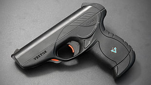 black Vektor pistol, gun, pistol, Vektor CP1