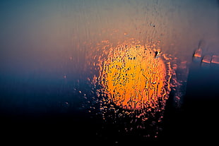 view of sun through glass window, window, water