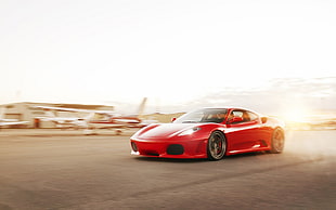 red Ferrari F430 Need for Speed Payback game digital wallpaper