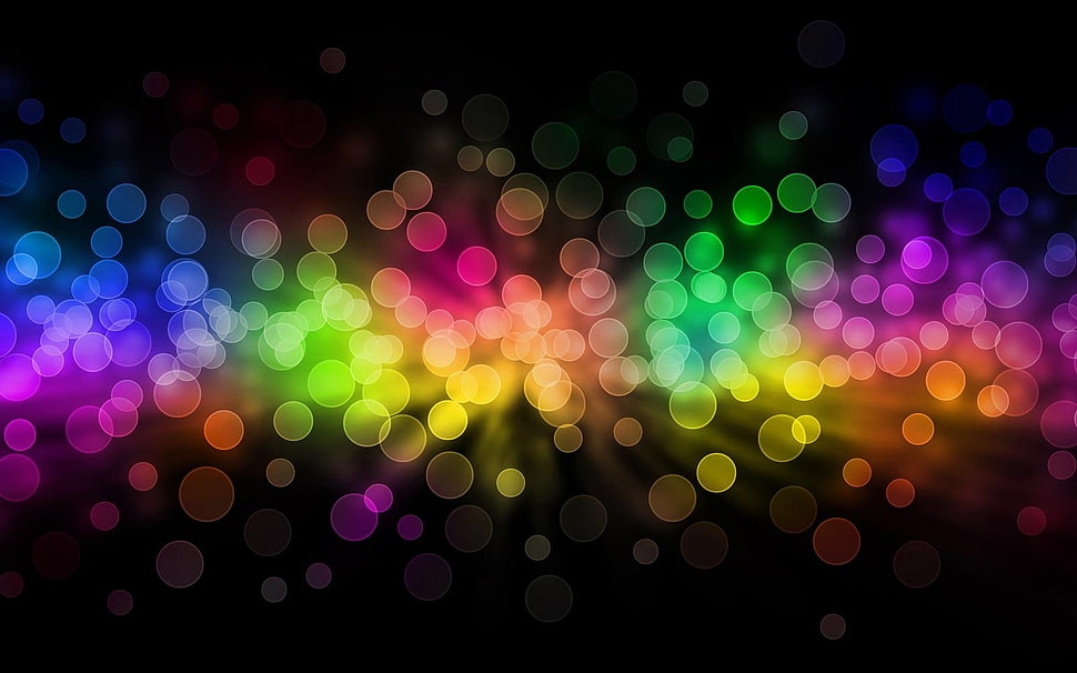 multi-colored of burke lights HD wallpaper