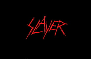 Slayer logo, Slayer, typography, minimalism HD wallpaper