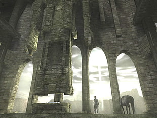 castle wallpaper, Shadow of the Colossus, video games