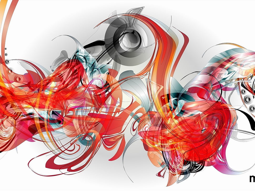 multicolored illustration HD wallpaper