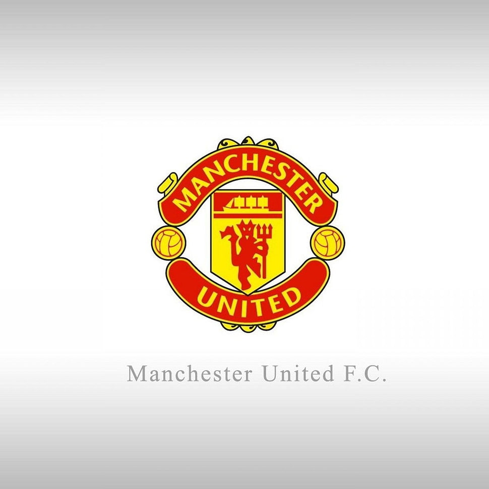 Manchester United FC logo HD wallpaper