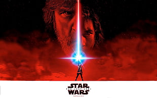 Star Wars cover, Star Wars: The Last Jedi, Star Wars, Luke Skywalker, Rey (from Star Wars)