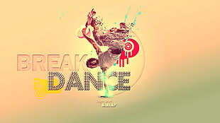 Break Dance illustration, dancing, men, digital art, dancer