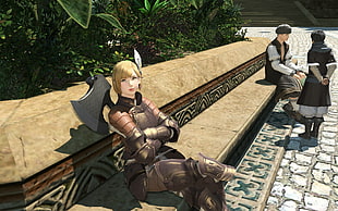 video game screenshot, Final Fantasy XIV: A Realm Reborn, video games