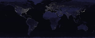 Earth, map, digital art HD wallpaper