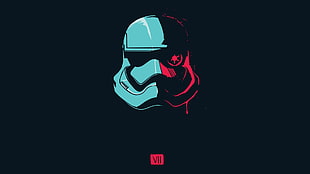 photo of white and red storm trooper HD wallpaper