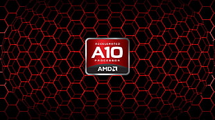 AMD A10 processor logo, AMD