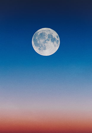 moon, nature, Moon, moonlight, landscape