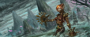 assassin elf digital wallpaper, fantasy art, Blood Elf, World of Warcraft: Mists of Pandaria