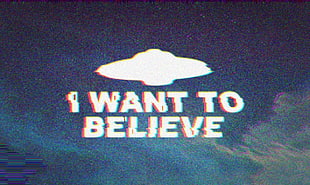 i want to believe UFO poster, The X-Files, aliens, universe, typography HD wallpaper