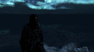 male character wallpaper, The Elder Scrolls V: Skyrim, video games, Steam (software), screen shot
