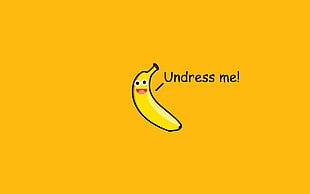 banana artwork, quote, yellow background, typography, bananas