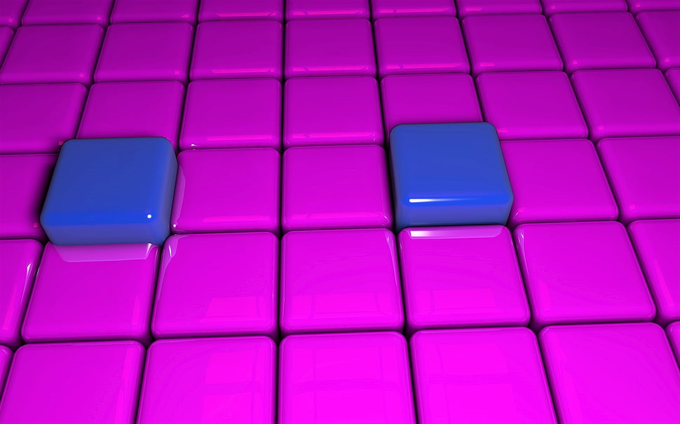 plastic cubes HD wallpaper