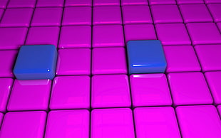 plastic cubes HD wallpaper