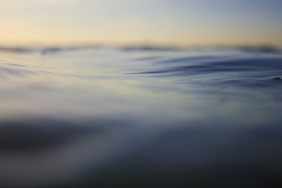ocean close-up photography HD wallpaper