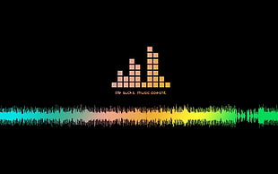 Music sound waves HD wallpaper