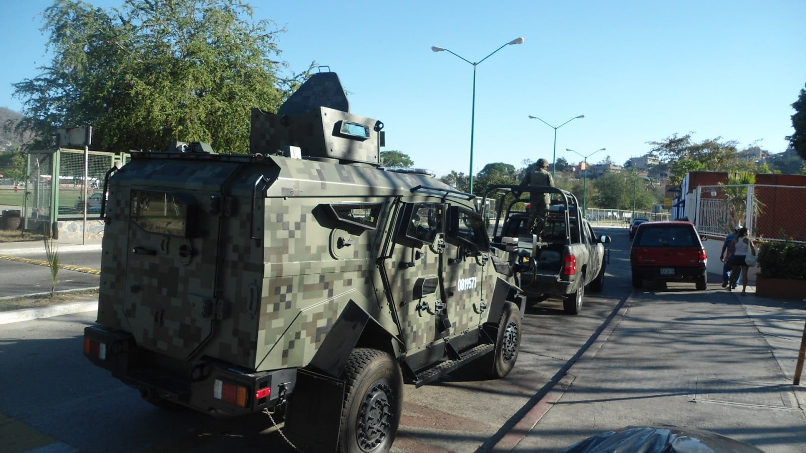 green, gray and black digital camouflage truck, Mexico, Army Mexican, Ejercito Mexicano, military