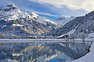 Engelberg,  Switzerland,  Mountains,  Winter HD wallpaper