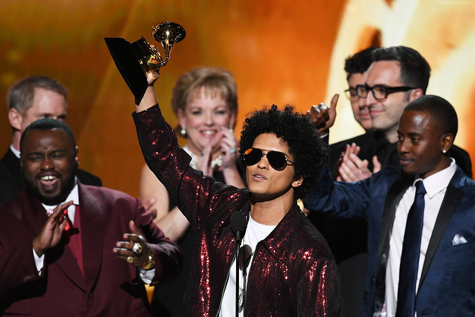 Bruno Mars, Bruno Mars, photo, Grammy 2018 HD wallpaper