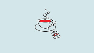 white cup illustration