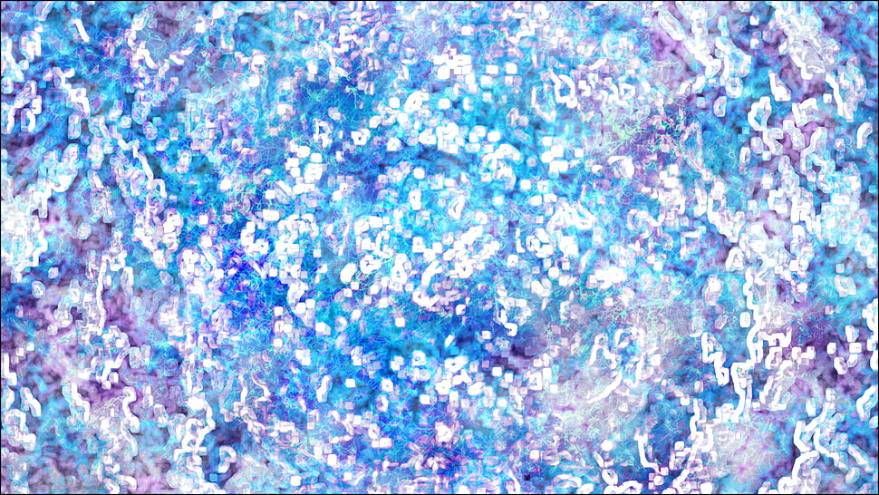 blue, white, and purple abstract painting, abstract, LSD, trippy, brightness HD wallpaper