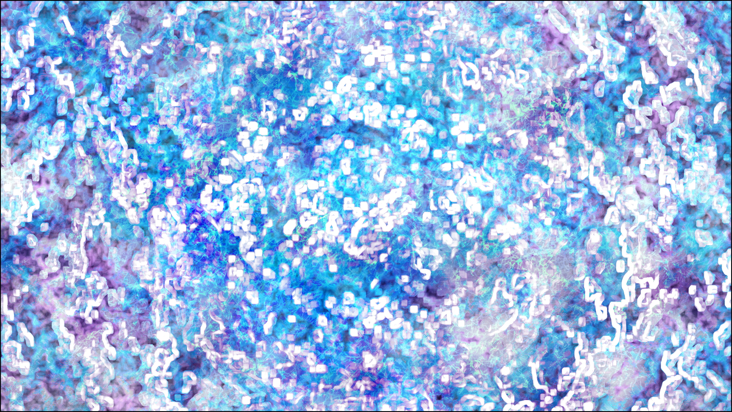 blue, white, and purple abstract painting, abstract, LSD, trippy, brightness