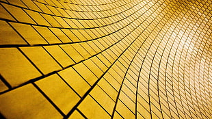 yellow, pattern, square, tiles