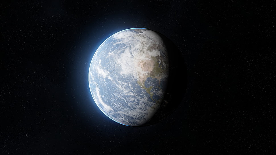 Earth planet, space, Earth HD wallpaper