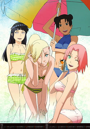 Naruto Shippuuden, Hyuuga Hinata, Haruno Sakura, Yamanaka Ino HD wallpaper