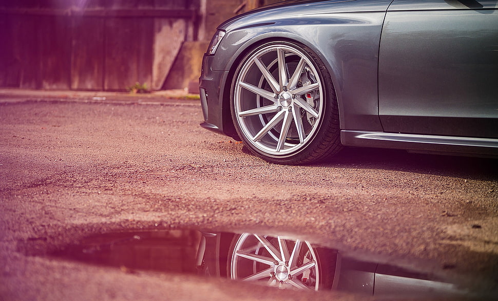 gray multispoke vehicle wheel, Audi, car HD wallpaper