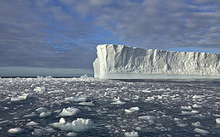 ice berg, sea, ice, snow, nature