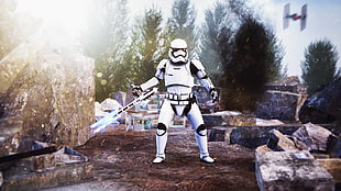 Stormtroopers photo, Star Wars, Star Wars: The Force Awakens, TR-8R, TIE Fighter