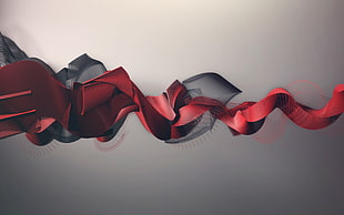 red and black 3D illustration