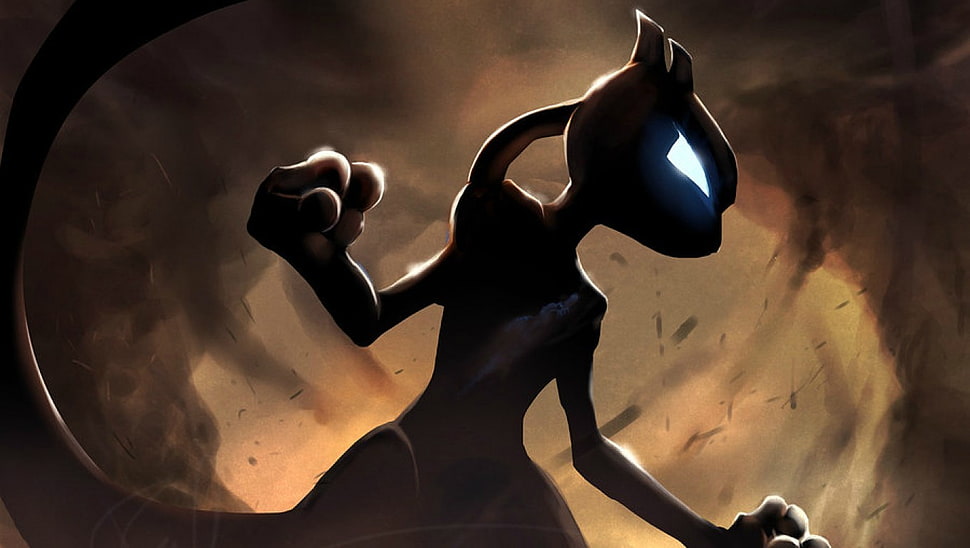 Mew Two from Pokemon HD wallpaper