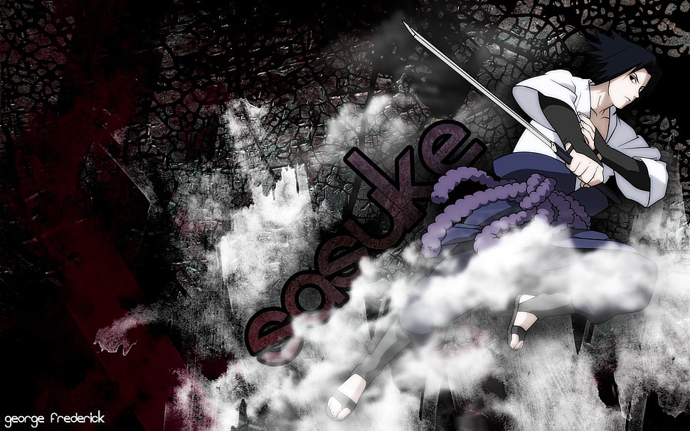 Uchiha Sasuke digital wallpaper, Uchiha Sasuke, Naruto Shippuuden HD wallpaper