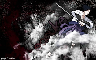 Uchiha Sasuke digital wallpaper, Uchiha Sasuke, Naruto Shippuuden