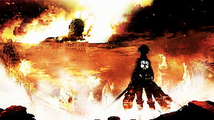 Attack on Titan poster HD wallpaper
